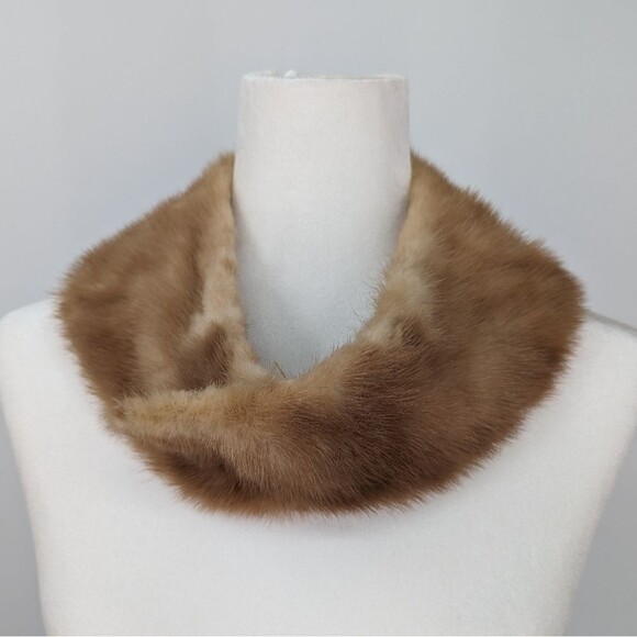 Vintage Faux Fur Collar Scarf - Picture 1 of 9
